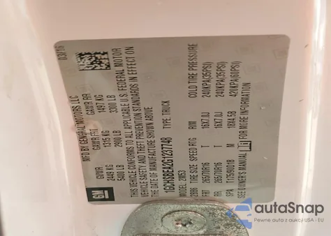 2016 Chevrolet Colorado z USA, uszkodzony, nr VIN 1GCHSBEA2G1237748